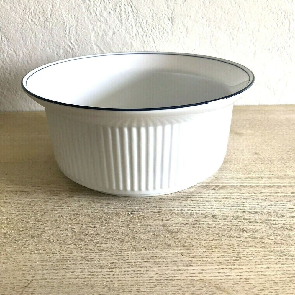 Christianshavn Blue Dansk Bistro Souffle Casserole Dish - Thailand 7 3/4"